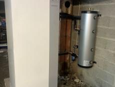 Pompe à chaleur air/eau installée en remplacement d’une chaudière fioul basse température – rénovation énergétique